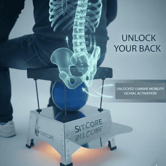 mobilità lombare effetti di SitCore, Postural Support, Crowdfunding, Wellness Technology